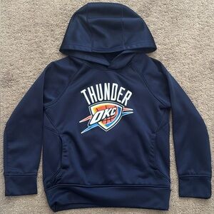 Thunder Kids Hoodie - Navy Blue Size 7 Large